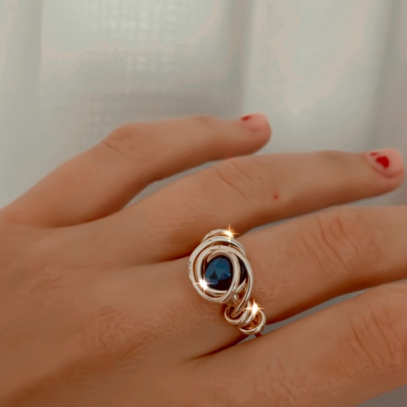 GOLD wire ring! Handmade! - Picture 1 of 2